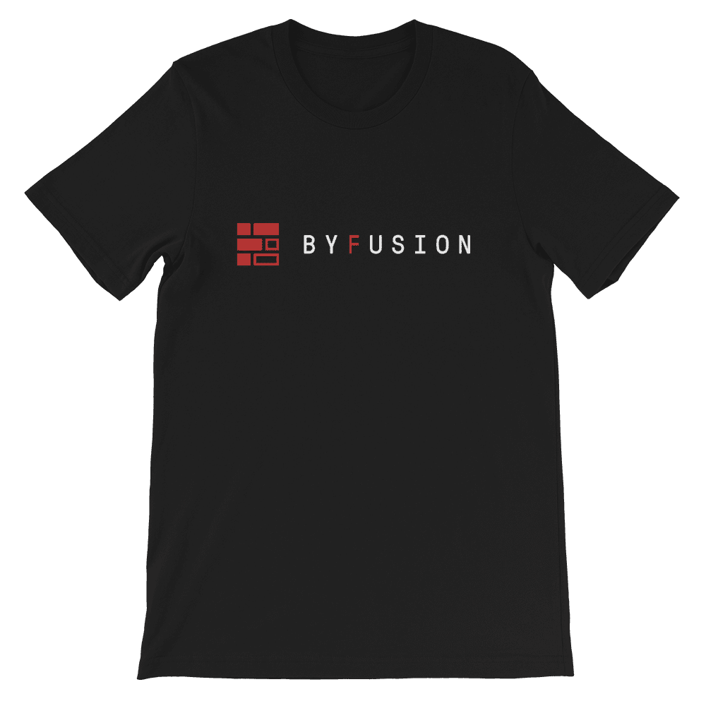 Download ByFusion - Logo Black Short-Sleeve Unisex T-Shirt | ByFusion Global Inc.
